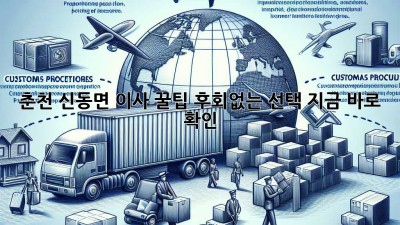 춘천 신동면 이사 꿀팁🍯: 후회없는 선택, 지금 바로 확인!